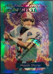 Heath Shuler [Refractor w/ Coating] Football Cards 1995 Topps Finest Prices