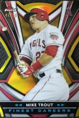 Mike Trout [Gold Refractor] #FCI-4 Baseball Cards 2021 Topps Finest Career Die Cut Prices