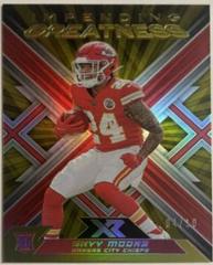 Skyy Moore [Gold] #IMG-17 Football Cards 2022 Panini XR Impending Greatness Prices