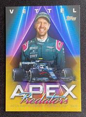 Sebastian Vettel [Gold] #AP-SV Racing Cards 2021 Topps Formula 1 Apex Predators Prices