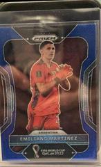 Emiliano Martinez [Blue Mojo] #2 Soccer Cards 2022 Panini Prizm World Cup Prices