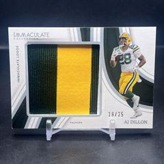 AJ Dillon #25 Football Cards 2023 Panini Immaculate Patch Prices
