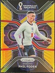 Phil Foden [Gold] #32 Soccer Cards 2022 Panini Prizm World Cup Phenomenon Prices