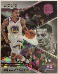 Jordan Poole [Quartz] #19 Basketball Cards 2022 Panini Black Prices