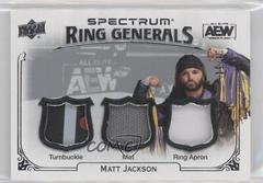 Matt Jackson Wrestling Cards 2021 Upper Deck AEW Spectrum Ring Generals Relics Prices