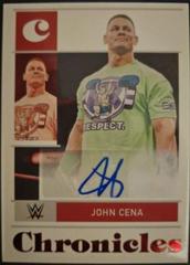 John Cena [Red] Wrestling Cards 2022 Panini Chronicles WWE Signatures Prices