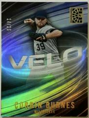 Corbin Burnes [Gold] Baseball Cards 2022 Panini Capstone Velo Prices