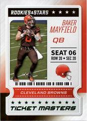 Baker Mayfield [Green] #9 Football Cards 2020 Panini Rookies & Stars Ticket Masters Prices