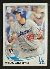 Hyun Jin Ryu [Batting] #661 Baseball Cards 2013 Topps Prices