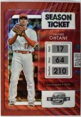 Shohei Ohtani [Ruby Wave] #4 Baseball Cards 2022 Panini Chronicles Contenders Optic Prices