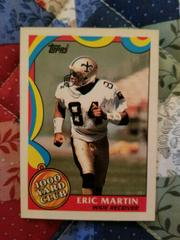 Eric Martin Football Cards 1989 Topps 1000 Yard Club Prices