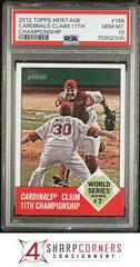 Cardinals Claim 11th Championship #148 Baseball Cards 2012 Topps Heritage Prices