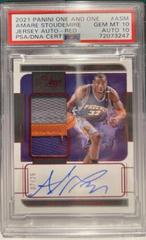 Amar'e Stoudemire [Red] #JA-ASM Basketball Cards 2021 Panini One and One Jersey Autographs Prices