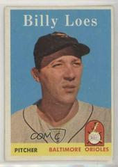 Billy Loes #359 Baseball Cards 1958 Topps Prices