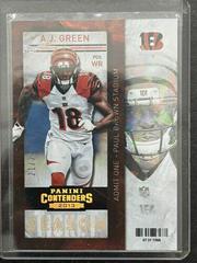 A.J. Green [Cracked Ice Ticket] #9 Football Cards 2013 Panini Contenders Prices