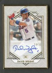 David Wright Baseball Cards 2022 Topps Definitive Framed Autograph Collection Prices