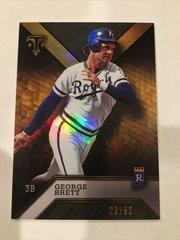 George Brett [Onyx] #53 Baseball Cards 2016 Topps Triple Threads Prices