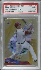 Mike Trout [Gold Diffractor] #HT-MT Baseball Cards 2014 Topps High Tek Prices