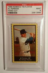 Al Ferrara [Hand Cut] Baseball Cards 1969 Nabisco Team Flakes Prices