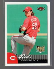 Homer Bailey #410 Baseball Cards 2007 Fleer Prices