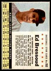 Ed Bressoud [Hand Cut] Baseball Cards 1961 Post Cereal Prices