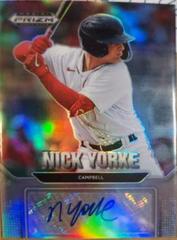 Nick Yorke #AU-NY Baseball Cards 2022 Panini Prizm Draft Picks Autographs Prices