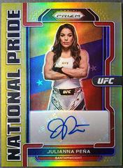 Julianna Pena [Gold] #NP-JPN Ufc Cards 2022 Panini Chronicles UFC National Pride Signatures Prices