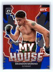 Brandon Moreno [Blue] #1 Ufc Cards 2023 Panini Donruss Optic UFC My House Prices