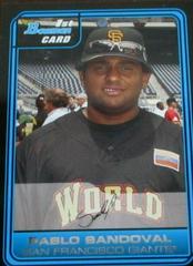 Pablo Sandoval Baseball Cards 2006 Bowman Future Game Prospects Prices