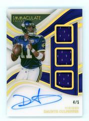 Daunte Culpepper [Gold] #18 Football Cards 2023 Panini Immaculate Players Collection Autograph Prices