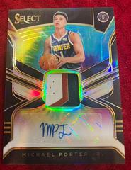 Michael Porter Jr. [Tie Dye] #MPJ Basketball Cards 2018 Panini Select Rookie Jersey Autographs Prices