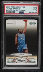 James Harden [Bonus Shots Green] #153 Basketball Cards 2009 Panini Prestige Prices