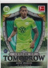 Aster Vranckx Soccer Cards 2021 Topps Chrome Bundesliga Heroes of Tomorrow Prices