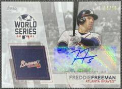 Freddie Freeman #WCA-FF Baseball Cards 2022 Topps World Series Champion Autographs Prices