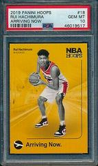 Rui Hachimura #18 Basketball Cards 2019 Panini Hoops Arriving Now Prices