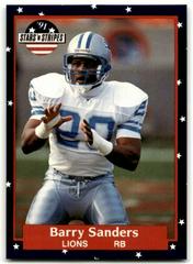 Barry Sanders Football Cards 1991 Fleer Stars and Stripes Prices