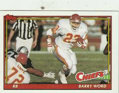 Barry Word #153 Football Cards 1991 Topps Prices
