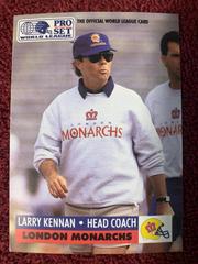 Larry Kennan #12 Football Cards 1991 Pro Set Wlaf Inserts Prices