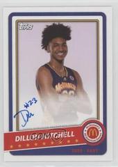 Dillon Mitchell Basketball Cards 2022 Topps Chrome McDonald's All-American Paper Autographs Prices