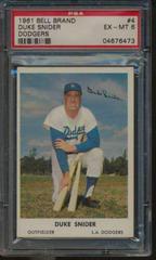 Duke Snider Baseball Cards 1961 Bell Brand Dodgers Prices