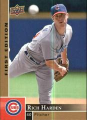 Rich Harden Baseball Cards 2009 Upper Deck First Edition Prices