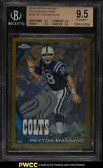 Peyton Manning [Gold Refractor] #C50 Football Cards 2010 Topps Chrome Prices