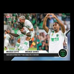 Moussa Djitte, McKinze Gaines Soccer Cards 2021 Topps Now MLS Prices