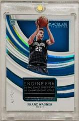 Franz Wagner [Patch Autograph Tag] #114 Basketball Cards 2021 Panini Immaculate Collection Prices