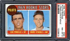 1969 Pilots Rookies [Lou Piniella, Marv Staehle] #394 Baseball Cards 1969 Topps Prices