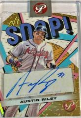 Austin Riley [Gold] Baseball Cards 2023 Topps Pristine Oh Snap Autographs Prices