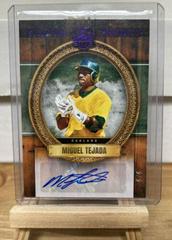 Miguel Tejada [Purple] #SP-MT Baseball Cards 2022 Panini Diamond Kings Signature Portraits Prices