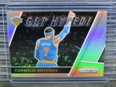 Carmelo Anthony [Silver Prizm] #GH-CA Basketball Cards 2017 Panini Prizm Get Hyped Prices