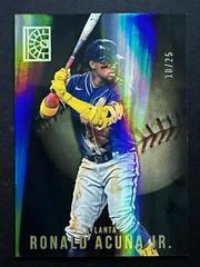 Ronald Acuna Jr. [Holo Gold] Baseball Cards 2022 Panini Capstone Prices