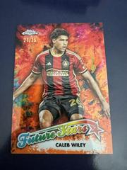 Caleb Wiley [Orange] Soccer Cards 2023 Topps Chrome MLS Future Stars Prices